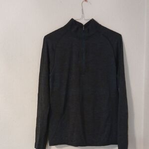 Lululemon Athletica Black Zip Up Sweater‎ with High Collar